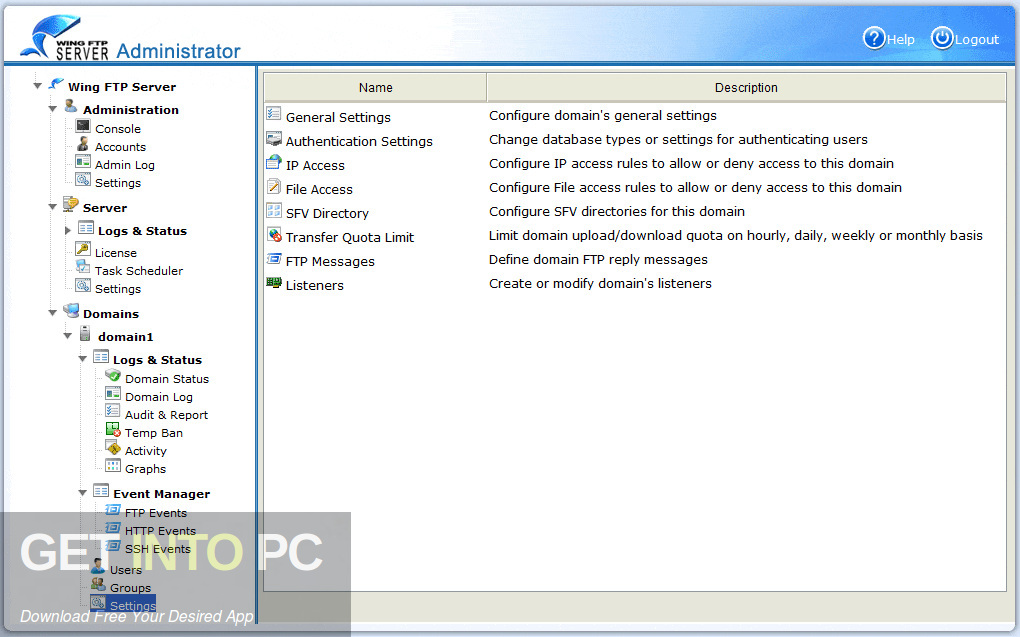 Wing FTP Server Corporate 2019 Latest Version Download-GetintoPC.com