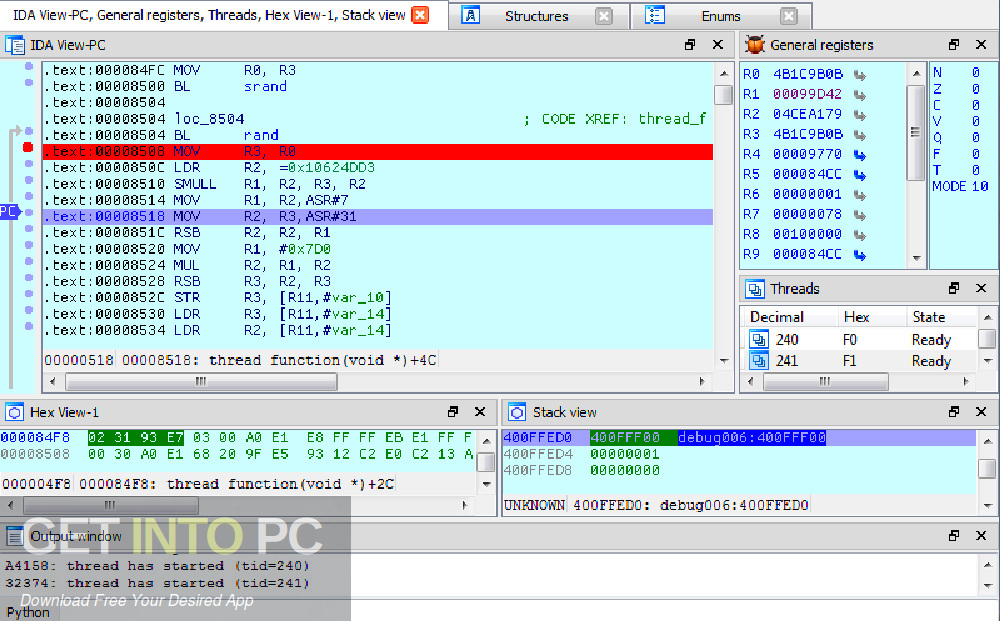 Hex-Rays IDA Pro 2019 v7.2 + Decompilers DIrect Link Download-GetintoPC.com