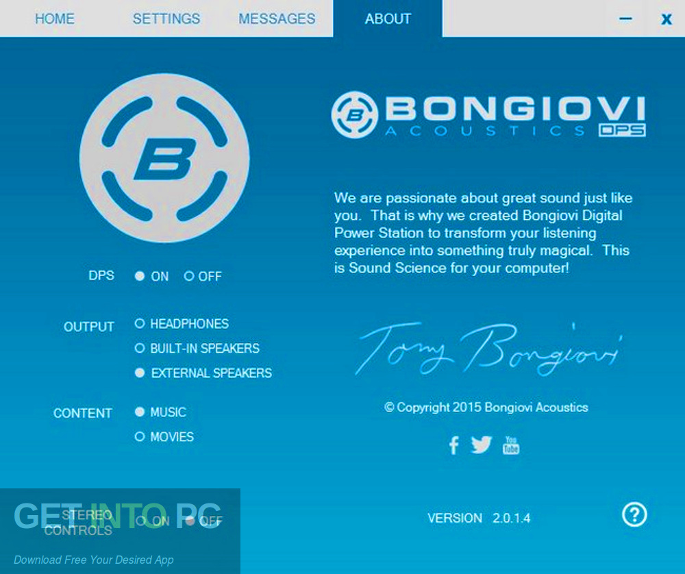 Bongiovi Acoustics DPS Audio Enhancer 2020 Direct Link Download