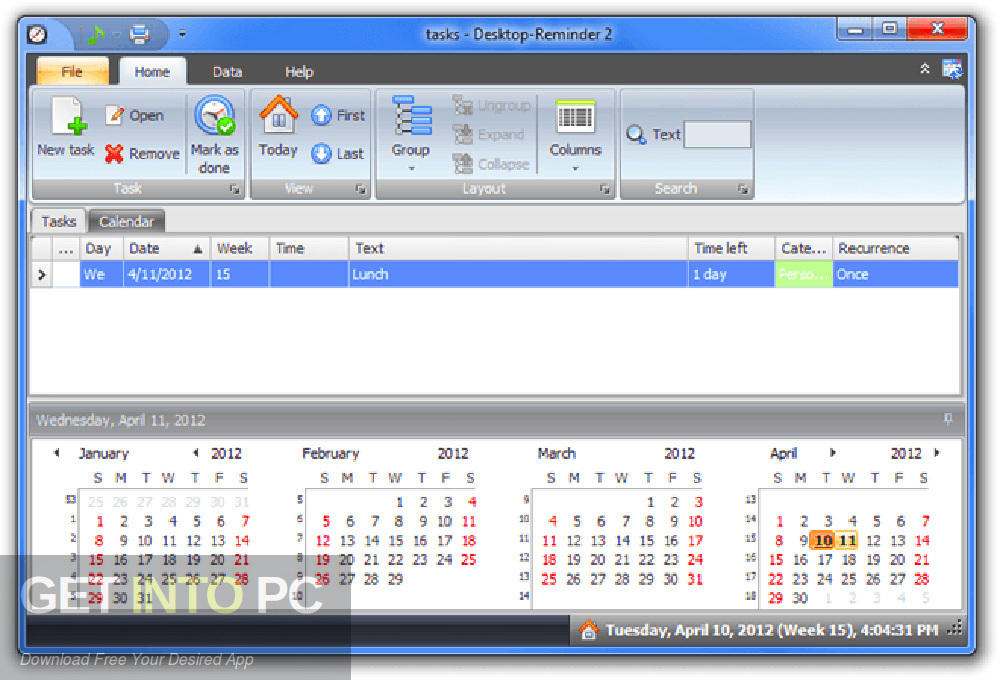 Desktop-Reminder Pro 2 Offline Installer Download-GetintoPC.com