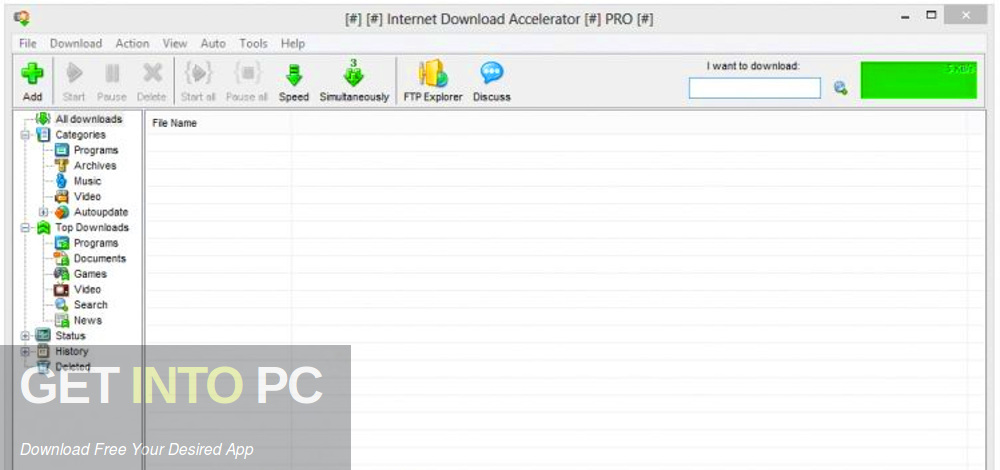 Internet Download Accelerator PRO Direct Link Download-GetintoPC.com