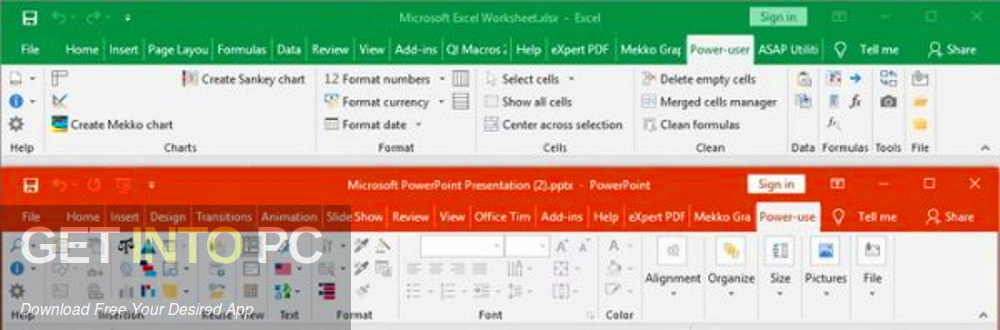 Power-User for PowerPoint and Excel Offline Installer Download-GetintoPC.com