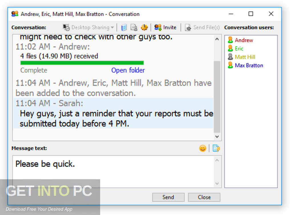 Softros LAN Messenger Offline Installer Download-GetintoPC.com