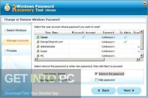 Windows Password Recovery Tool Ultimate 2019 Direct Link Download-GetintoPC.com