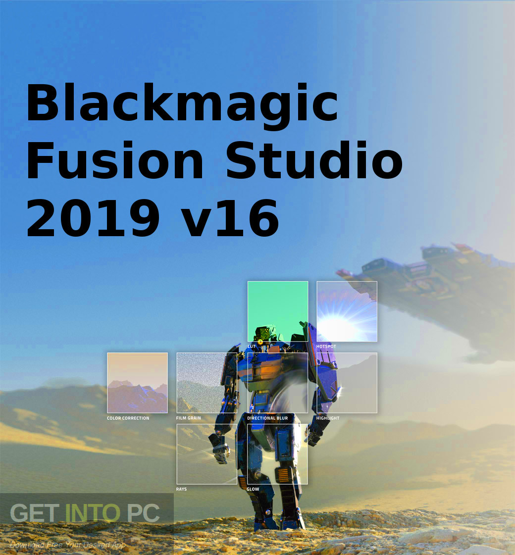Blackmagic Fusion Studio 2019 v16 Free Download-GetintoPC.com