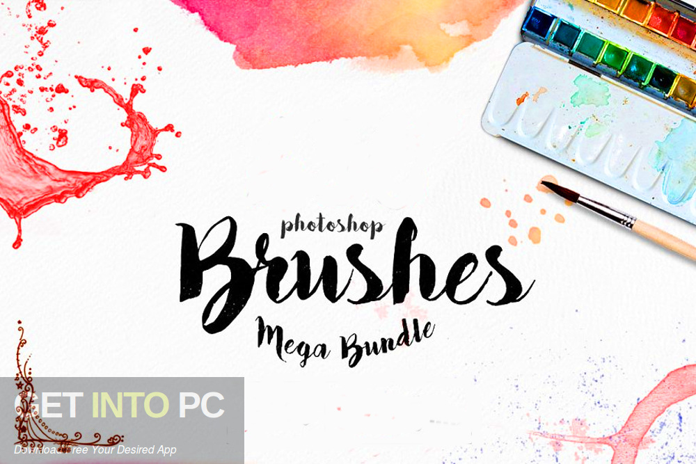 Photoshop Brushes Mega Bundle Free Download-GetintoPC.com