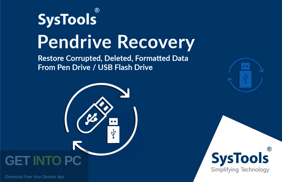 SysTools Pen Drive Recovery 2019 Free Download-GetintoPC.com