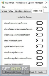 Wu10Man - Windows 10 Update Manager 2019 Direct Link Download-GetintoPC.com