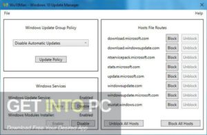 Wu10Man - Windows 10 Update Manager 2019 Free Download-GetintoPC.com
