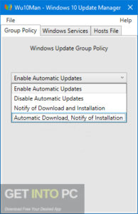 Wu10Man - Windows 10 Update Manager 2019 Offline Installer Download-GetintoPC.com