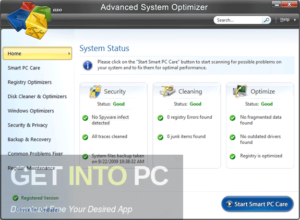 Advanced System Optimizer Direct Link Download-GetintoPC.com
