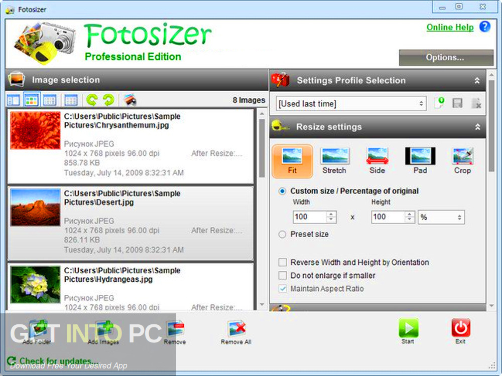 FotoSizer Professional Latest Version Download-GetintoPC.com