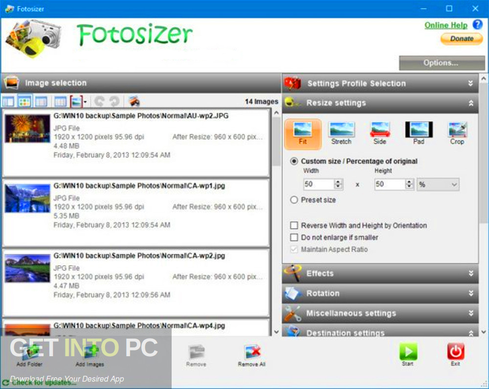 FotoSizer Professional Offline Installer Download-GetintoPC.com