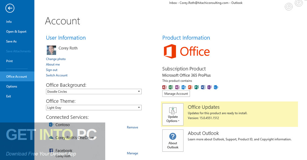 Office 2013 Professional Plus SP1 Updated Sep 2019 Offline Installer Download-GetintoPC.com