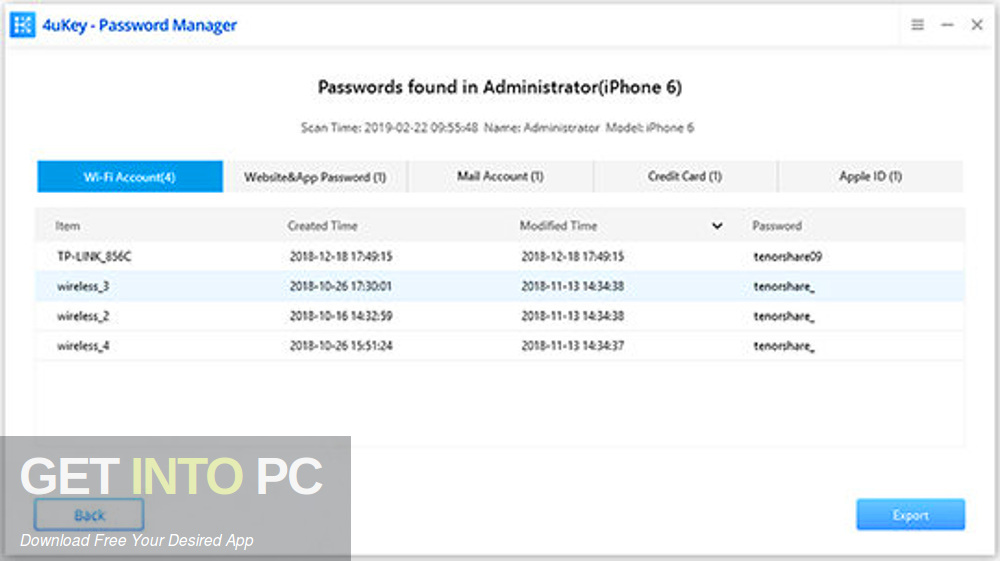 Tenorshare 4uKey Password Manager Offline Installer Download-GetintoPC.com