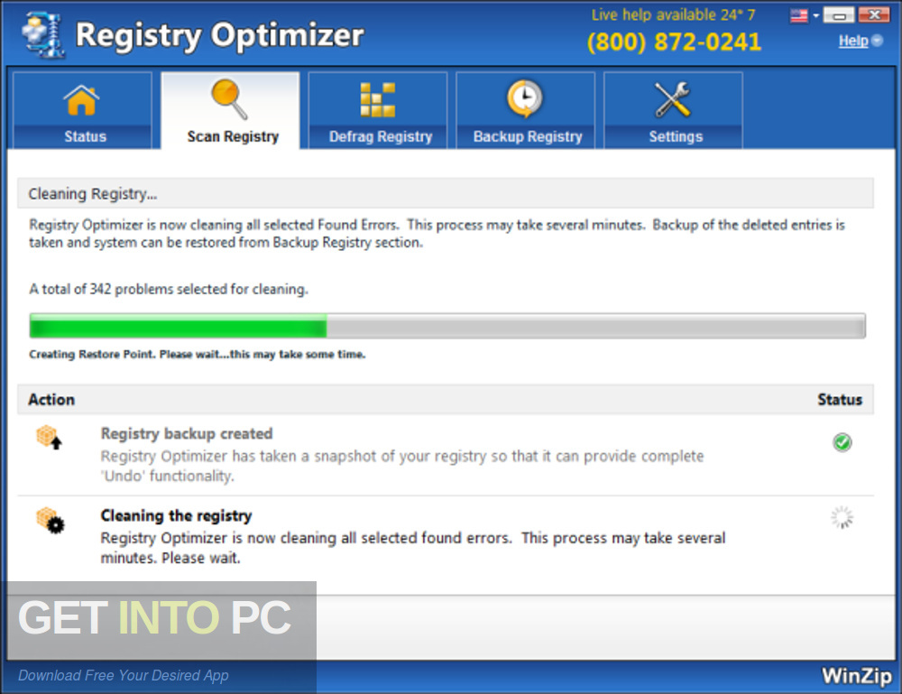 WinZip Registry Optimizer Direct Link Download-GetintoPC.com