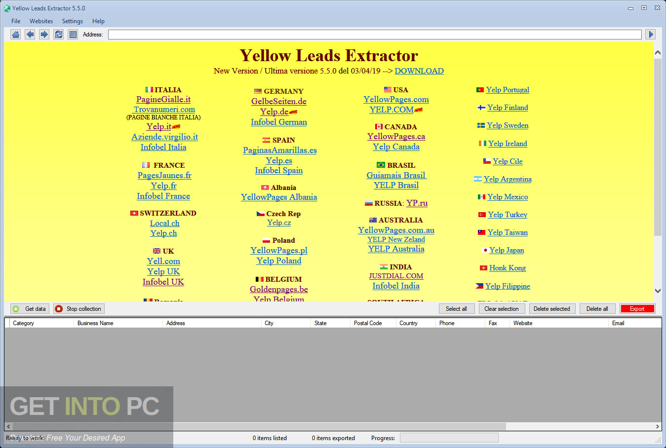 Yellow Leads Extractor Direct Link Download-GetintoPC.com