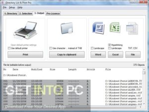 Directory List & Print Offline Installer Download-GetintoPC.com