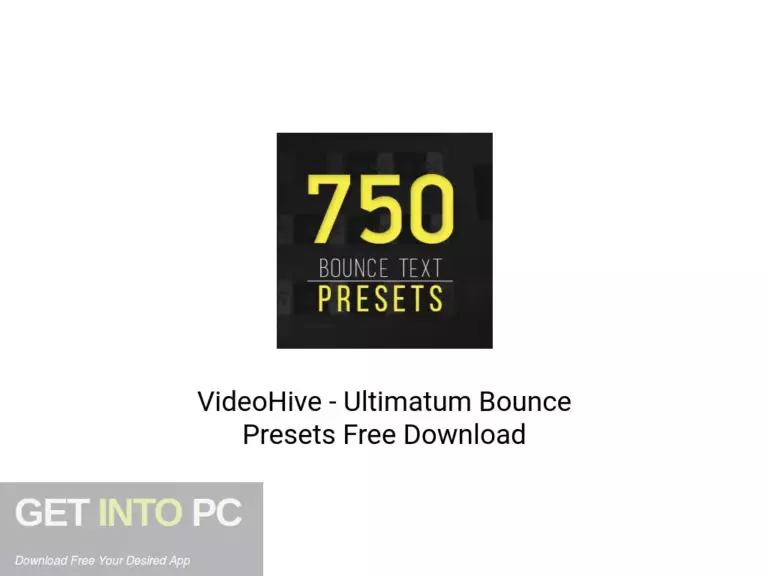 [PCソフト] VideoHive – Ultimatum Bounce Presets