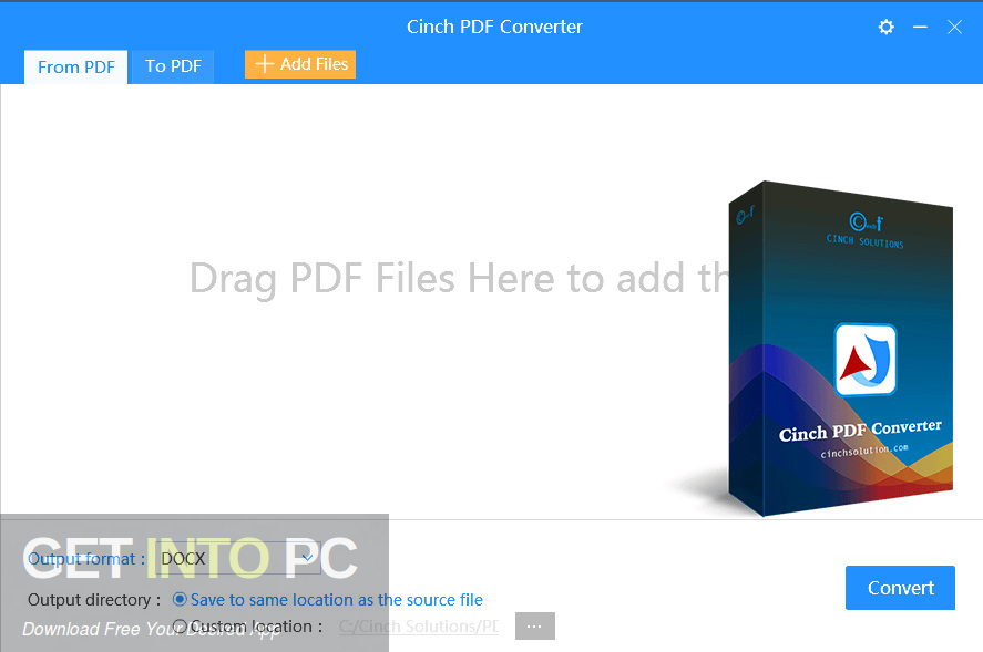 Cinch PDF Converter Direct Link Download-GetintoPC.com