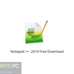 Notepad ++  2019 Free Download