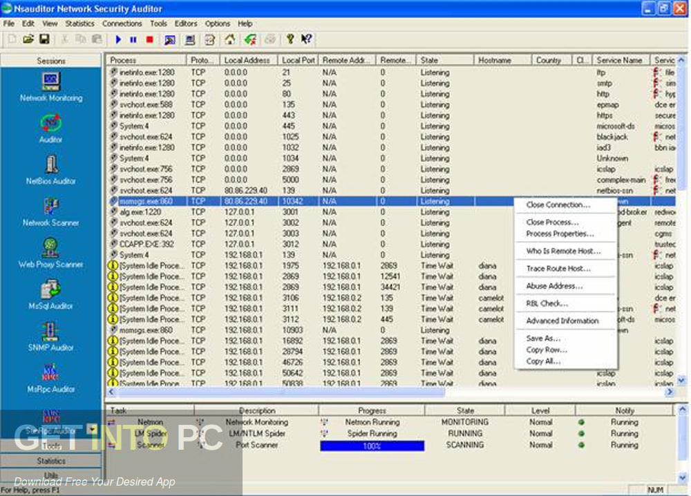 Nsauditor Network Security Auditor Latest Version Download-GetintoPC.com