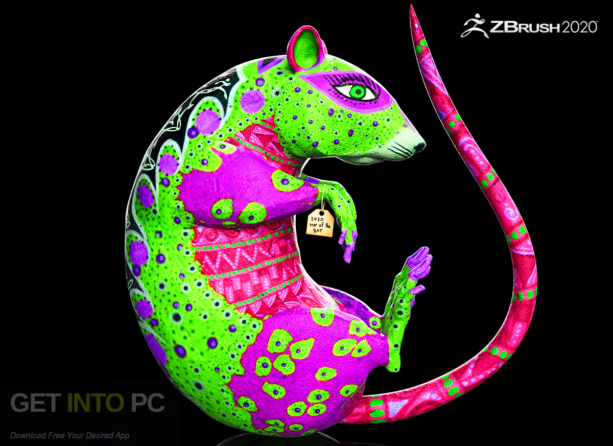 Pixologic ZBrush 2020 Latest Version Download-GetintoPC.com