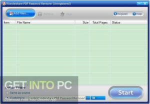 Wondershare PDF Password Remover Free Download-GetintoPC.com