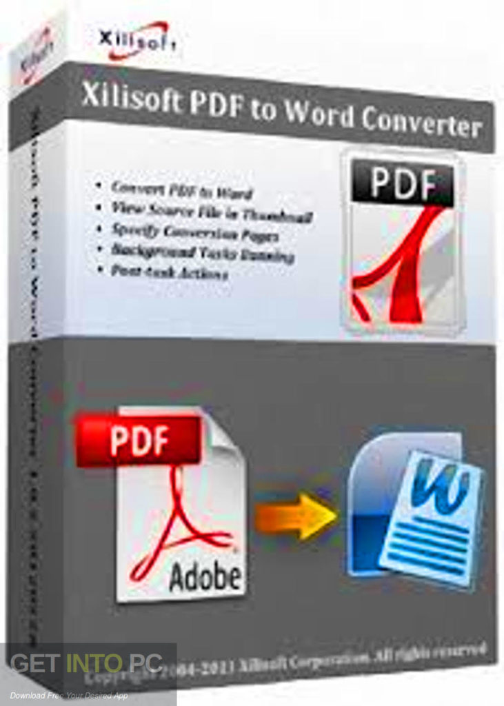 Xilisoft PDF to Word Converter Free Download-GetintoPC.com