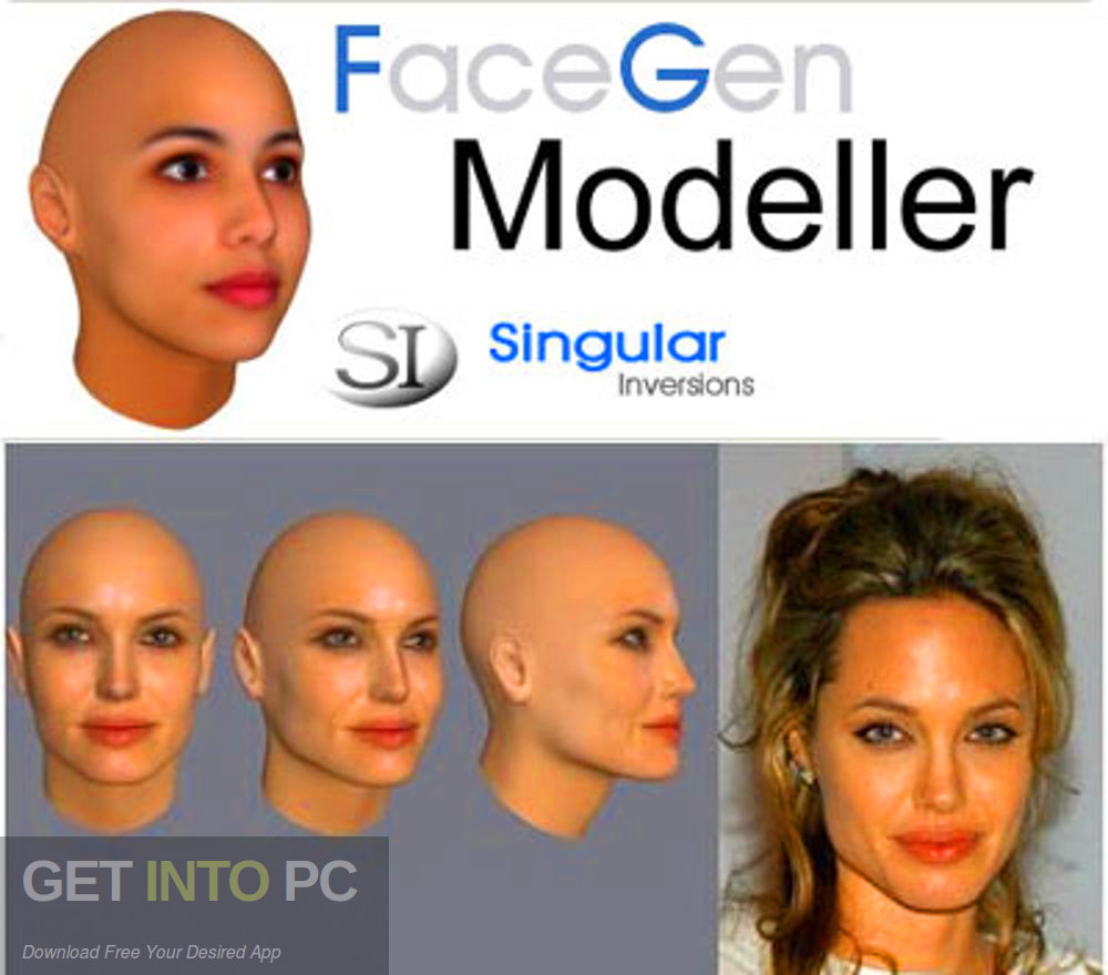 FaceGen Modeller 3.5.3 + Customizer 1.3.1 + Model Sets Free Download-GetintoPC.com