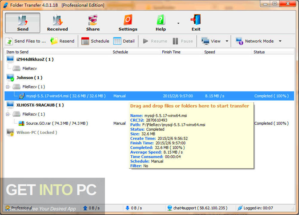 Folder Transfer Offline Installer Download-GetintoPC.com