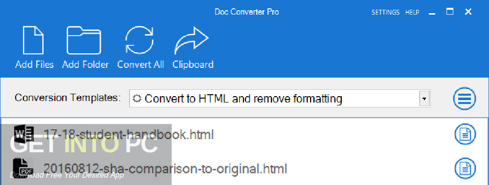 Doc Converter Pro Offline Installer Download-GetintoPC.com