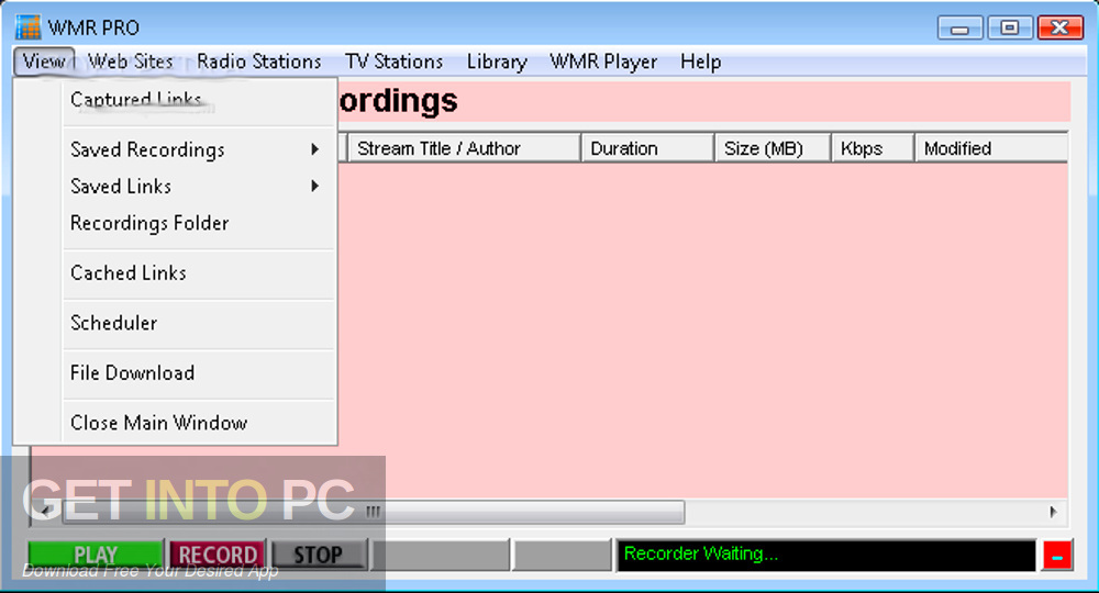 WM Recorder Offline Installer Download-GetintoPC.com