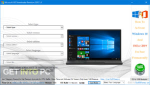 Microsoft ISO Downloader Premium Free Download-GetintoPC.com