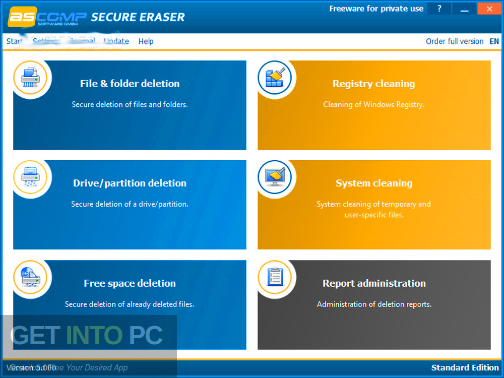 Secure Eraser Professional Direct Link Download-GetintoPC.com