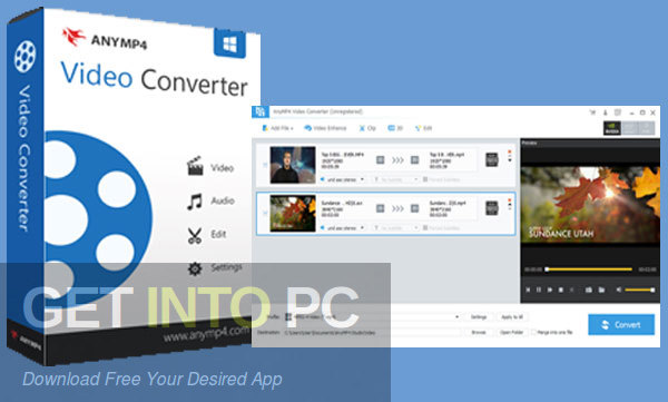 AnyMP4 Video Converter Ultimate Free Download