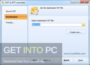 Coolutils OST to PST Converter Direct Link Download-GetintoPC.com