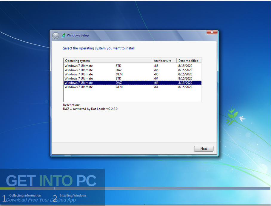 Windows 7 Ultimate 32 64 Bit Updated Aug 2020 Screenshot 3-GetintoPC.com