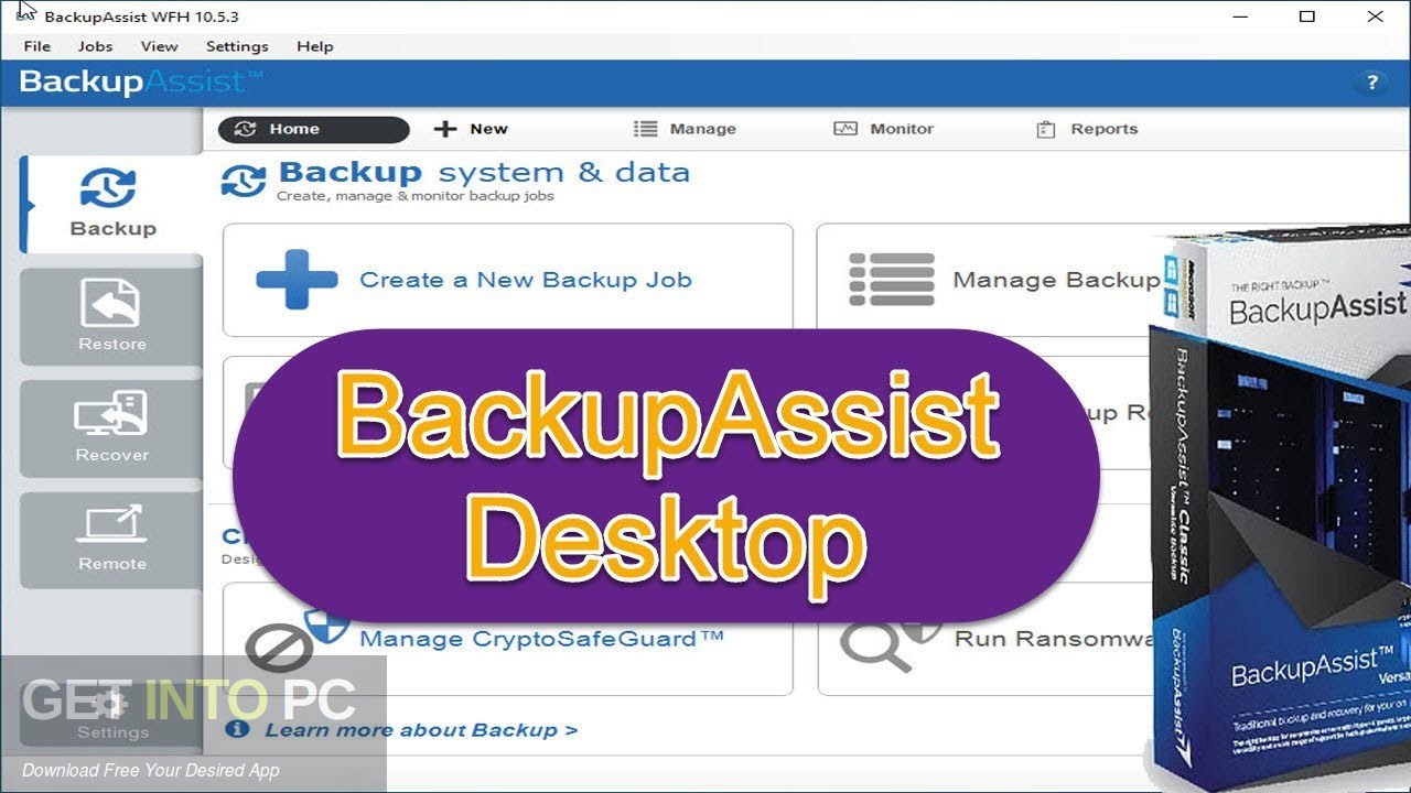 BackupAssist Desktop 2020 Free Download