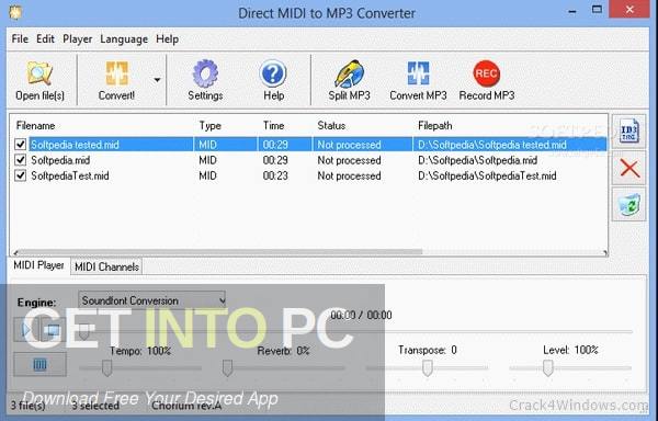 Direct MIDI to MP3 Converter Latest Version Download
