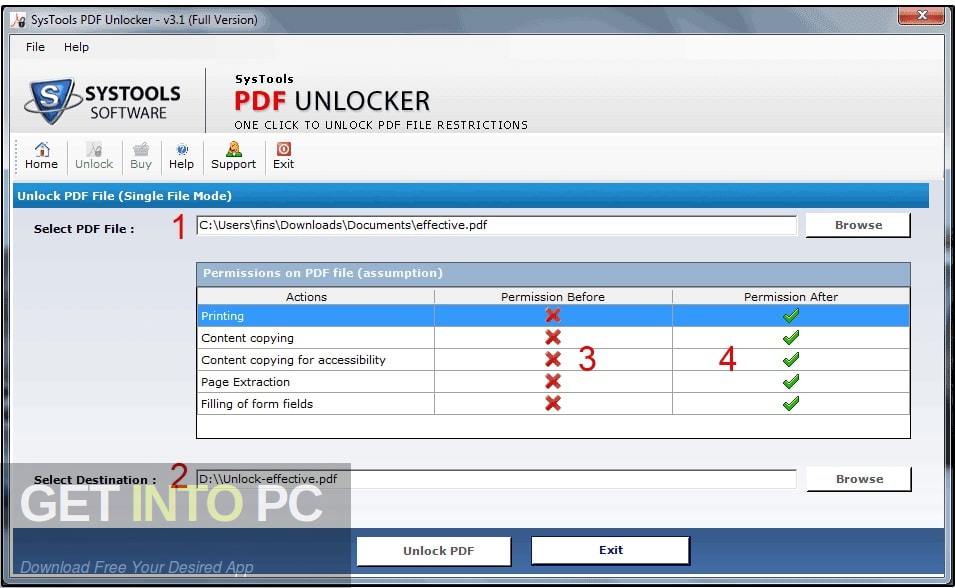 SysTools PDF Unlocker Latest Version Download