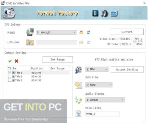 Format Factory 2020 Offline Installer Download-GetintoPC.com