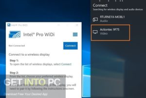 Intel WiDi Media Share Direct Link Download GetIntoPC.com