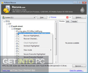 Piriform Recuva Professional Offline Installer Download GetIntoPC.com
