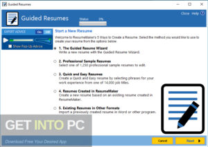 ResumeMaker Professional Deluxe 2020 Offline Installer Download-GetintoPC.com