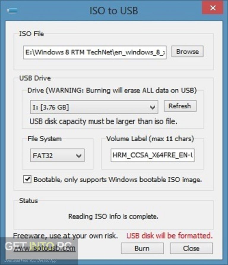 download iso to usb