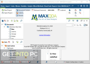 MAXQDA Analytics Pro 2020 Offline Installer Download-GetintoPC.com