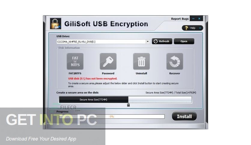 GiliSoft USB Stick Encryption Direct Link Download