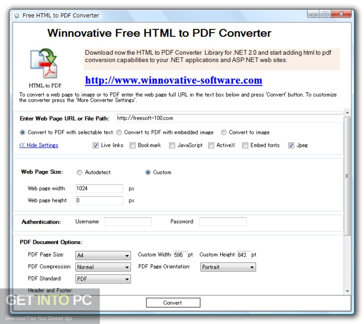 Winnovative HTML to PDF Converter for .NET Offline Installer Download