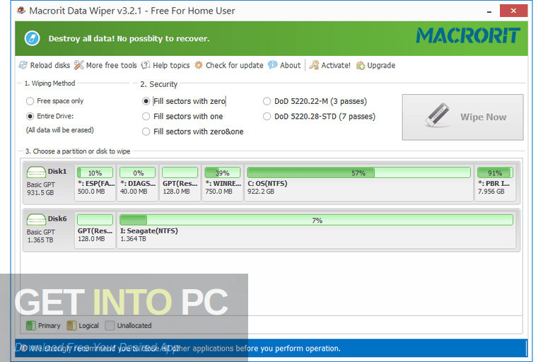 download the new version for android Macrorit Data Wiper 6.9